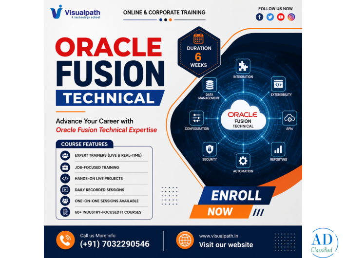 Oracle Fusion Cloud Technical Training  | Oracle Fusion Technical Course