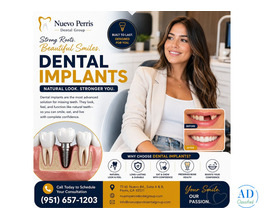 Dental Implants Treatment in Perris | Nuevo Perris Dental