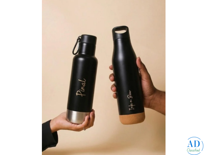 Buy Your Personalized Vacuum Cork Bottle - 500 ml at Ink N Bow