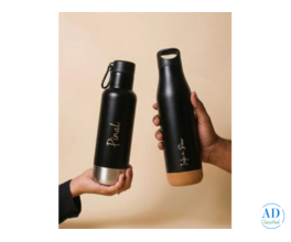 Buy Your Personalized Vacuum Cork Bottle - 500 ml at Ink N Bow
