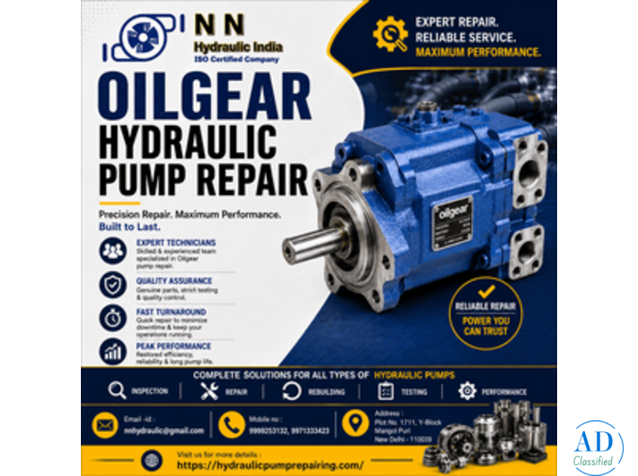 Oilgear Hydraulic Pump Repair