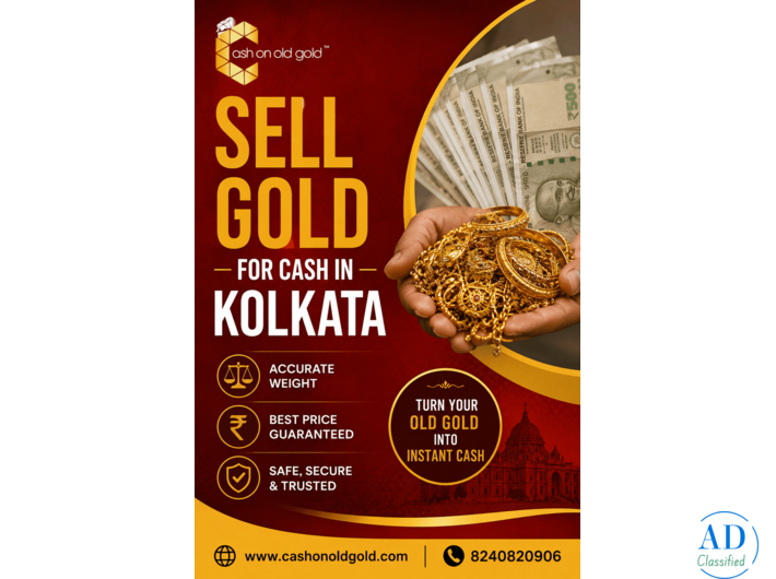 Get the Right Value When You Sell Gold for Cash in Kolkata