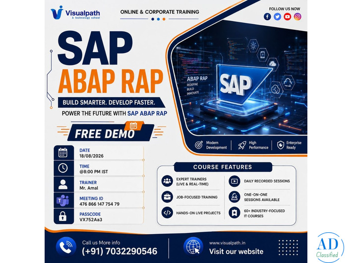 SAP ABAP RAP Course Online | SAP ABAP RAP Training