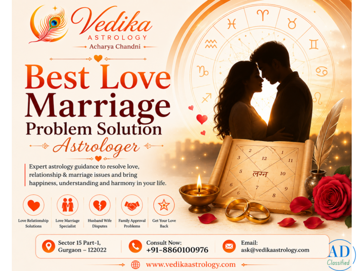 Best Love Marriage Problem Solution Astrologer | Vedika Astrology