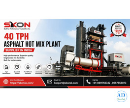 40 TPH Asphalt Hot Mix Plant Supplier in India