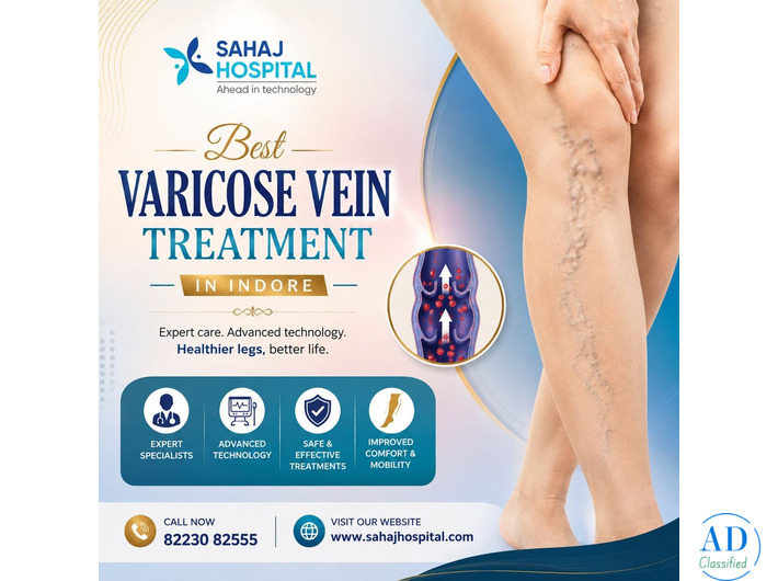 Best Varicose Vein Treatment in Indore - Sahaj Hospital