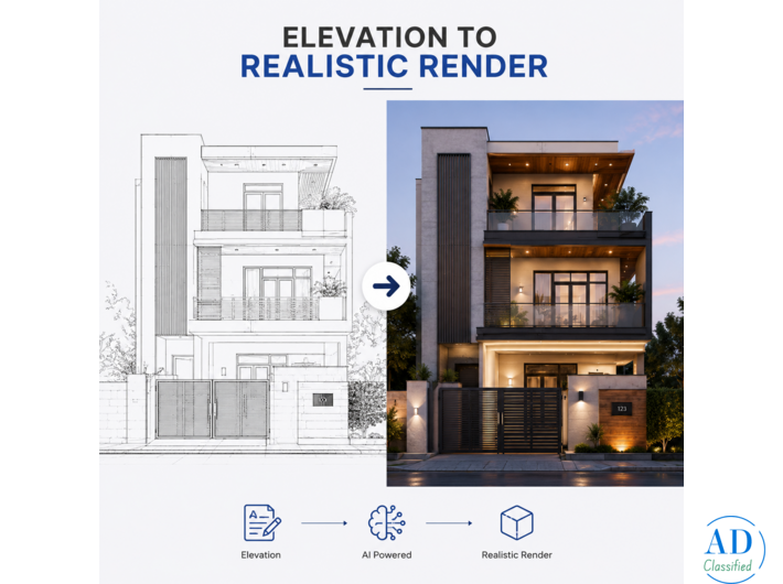Elevation Rendering AI For Architectural Designs