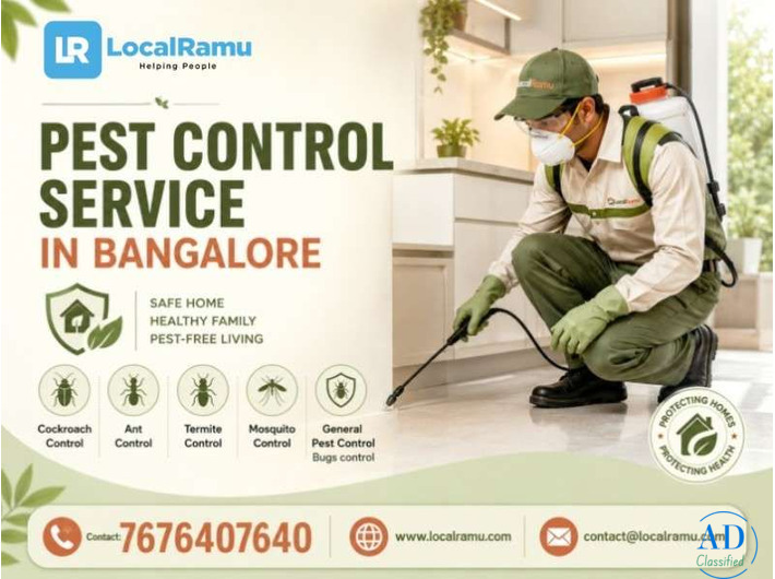 Get Rid of Pests with LocalRamu Pest Control Service in Bangalore
