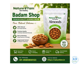 Badam Shop – Premium Quality Almonds Online | Naturefam