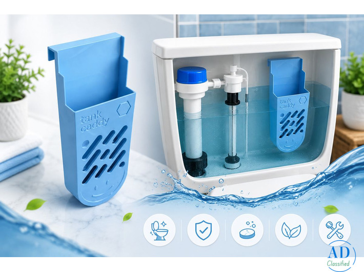 Toilet Tank Cleaning Tablet Holder & Residue Trap