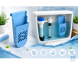 Toilet Tank Cleaning Tablet Holder & Residue Trap