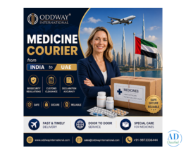 Medicine Courier from India to UAE with Global Shipping Support
