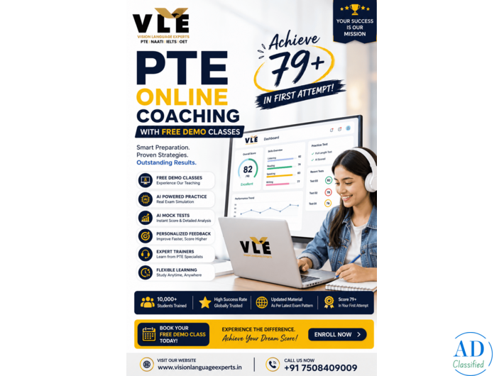 Best PTE Online Coaching for Fast Score Improvement