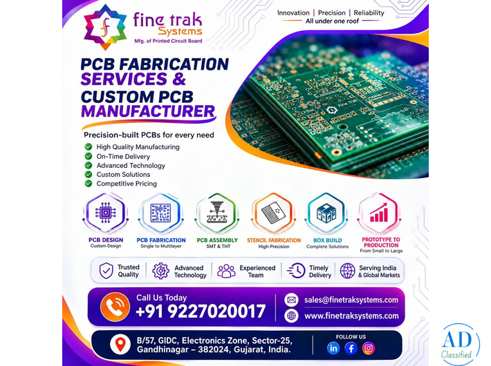 PCB Fabrication Services | Custom PCB Manufacturer in India