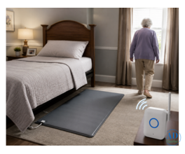 Wireless Pressure Mat Alarms for Dementia & Elderly Safety | Easy Care Monitoring