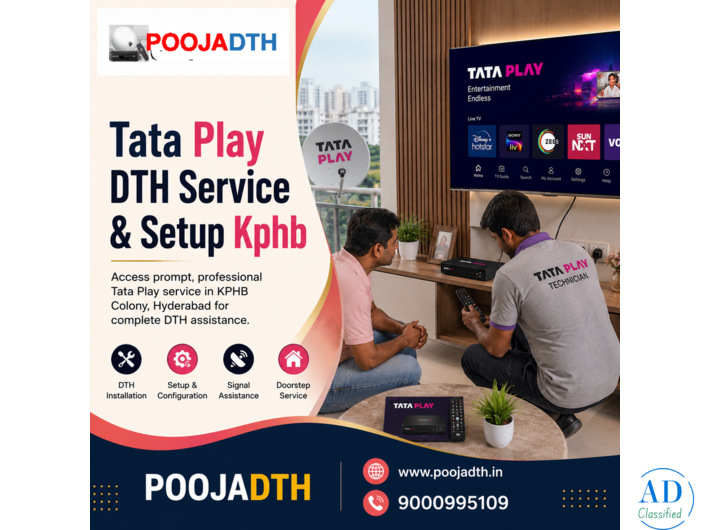 Tata Play DTH Service & Setup Kphb