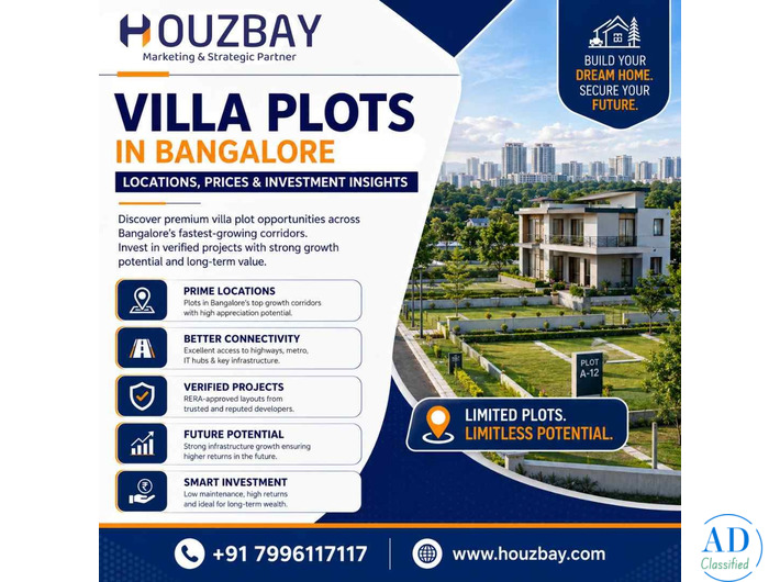 Villa Plots in Bangalore | Real Estate Consulting | Houzbay