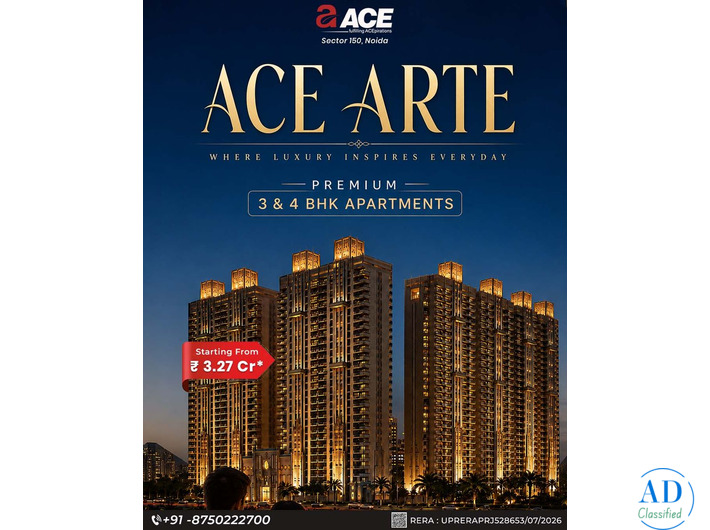 3 bhk apartments in Noida sector 150