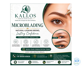 Microblading in Hyderabad | Natural-Looking Eyebrows at Kallos Skin &amp; Hair Clinic