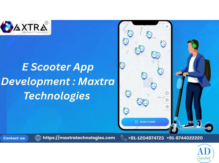 Maxtra Technologies – Leading e-Scooter App Development Company in Noida
