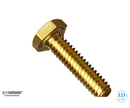 Brass Hex Bolt Exporter from India | DIC Fasteners