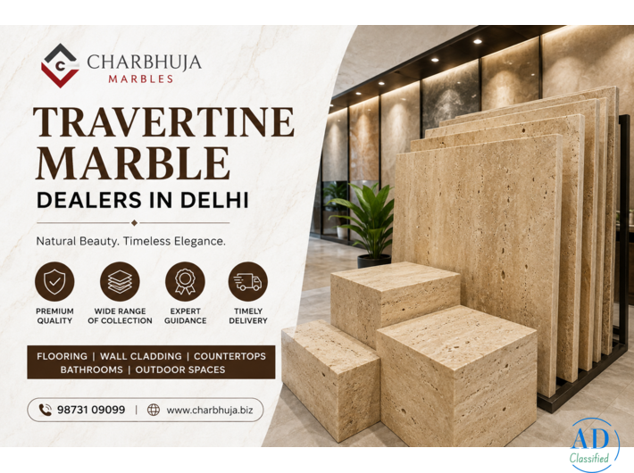 Travertine Marble Dealers in Delhi