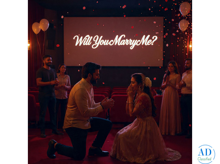 Romantic Proposal Setup in Chandigarh / Mohali / Panchkula – Candle & LED Decor