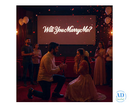 Romantic Proposal Setup in Chandigarh / Mohali / Panchkula – Candle & LED Decor