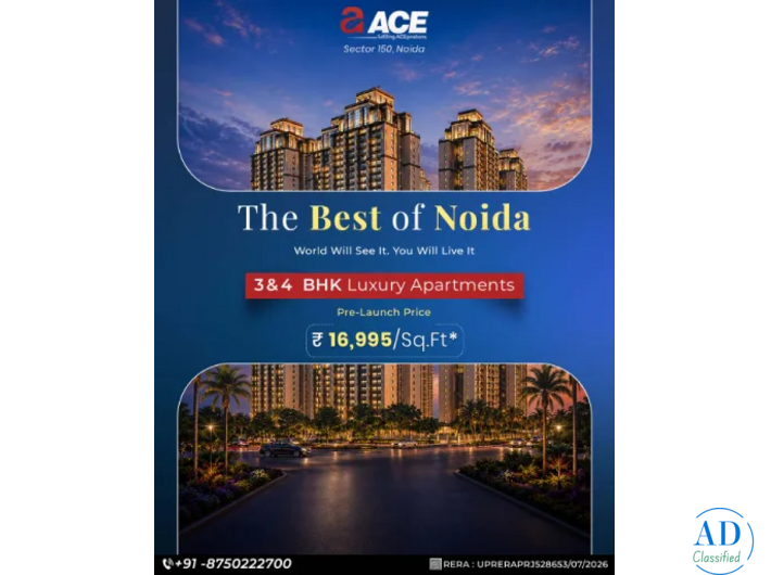 ACE Arte – Contemporary Homes in Sector 150, Noida