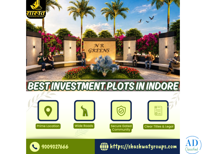 Best Investment Plot in Indore | Residential Plots by Shashwat NR Green