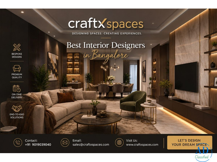 3 BHK Interior Designers in Bangalore