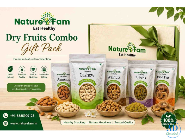 Dry Fruits Combo Gift Pack – Premium Naturefam Selection