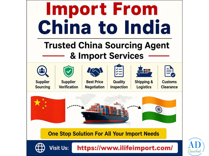 Import From China to India | Trusted China Sourcing Agent & Import Services