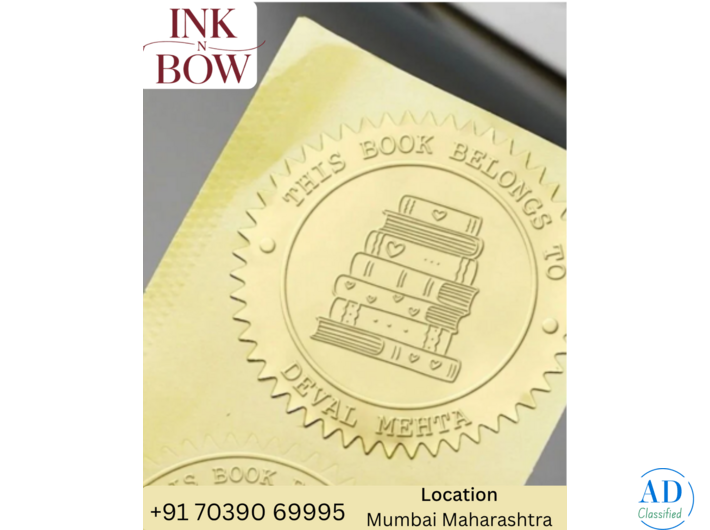 Premium Scallop Edge Emboss Cards Available at InknBow