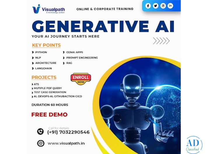 Generative AI Training with Real-Time Case Studies