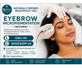 Natural-Looking Eyebrow Micropigmentation near Somajiguda