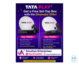 Tata Play New Connection in Tiruvarur | HD & Binge+ DTH Connection