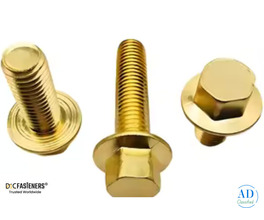 Brass Flange Bolts Supplier & Exporter | DIC Fasteners