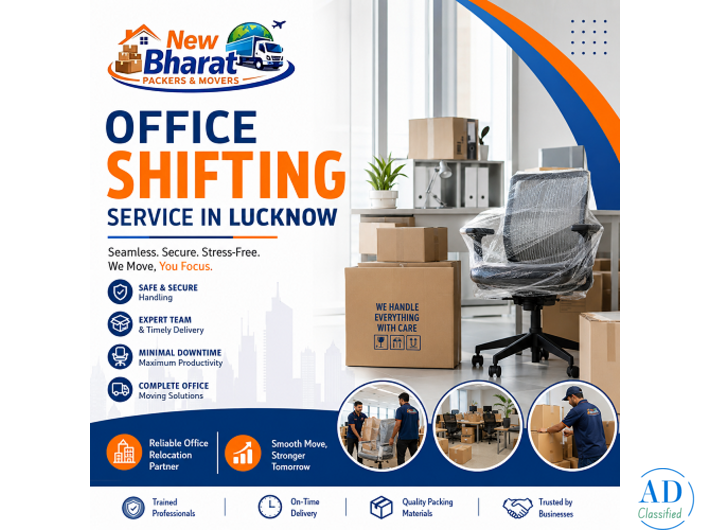 Affordable Office Shifting Service in Lucknow – Professional Moving Solutions