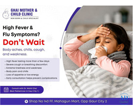 Best Pediatrician in Gaur City 1 | Fever & Flu Care for Kids