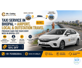 Taxi Service in Bhopal – Airport, Local &amp; Outstation Travel