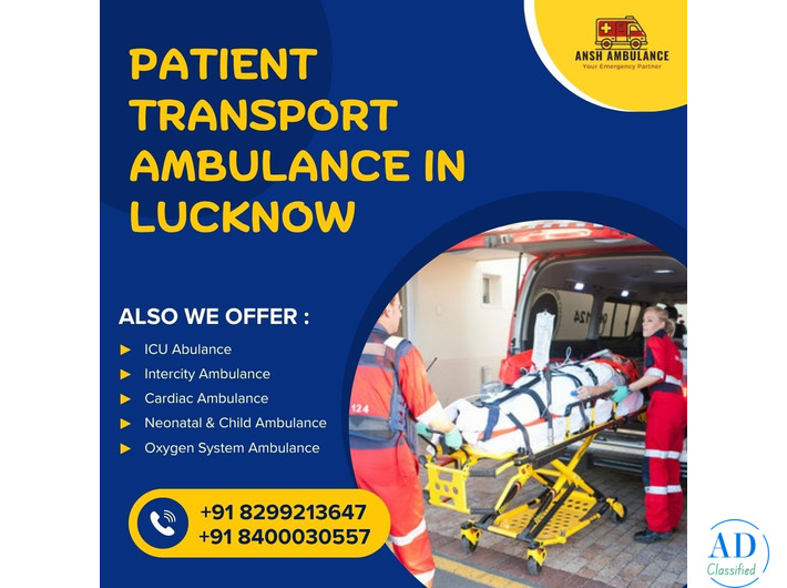 Patient Transport Ambulance in Lucknow