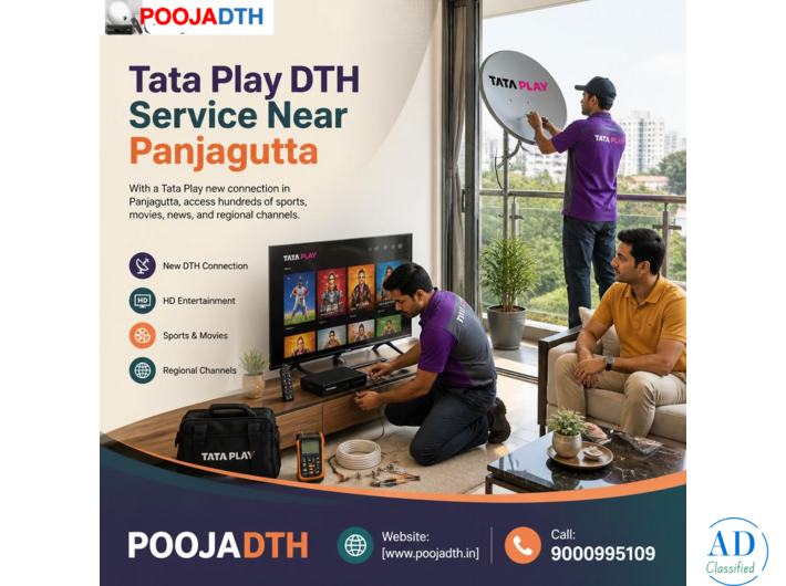 Tata Play DTH Service Near Panjagutta