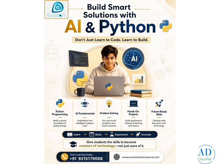 Build Smart Solutions with AI and Python - Evision Technoserve
