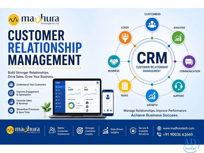 Digital Customer Relationship Management Solutions in Coimbatore | Madhura Technologies