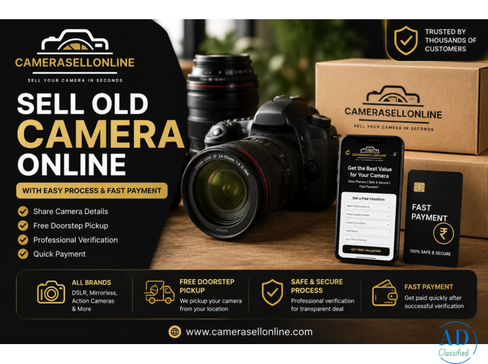 Sell Old Camera Online with Quick Valuation