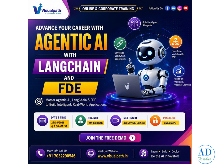 Join the Free Demo – Agentic AI with LangChain & FDE