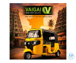 Online Booking for Meter Auto in Madurai | Vaigai Meter Auto
