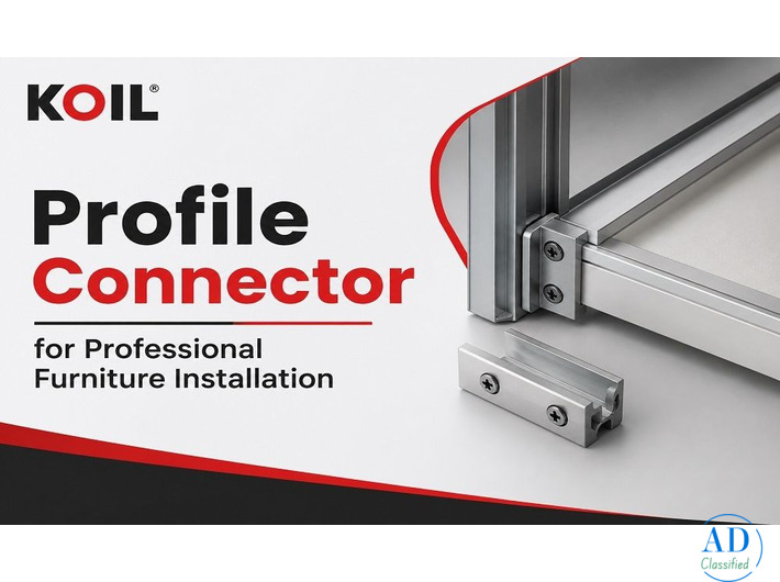 Profile Connector for Professional Furniture Installation