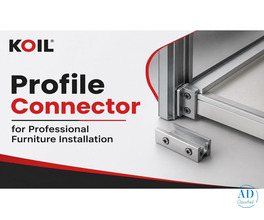 Profile Connector for Professional Furniture Installation